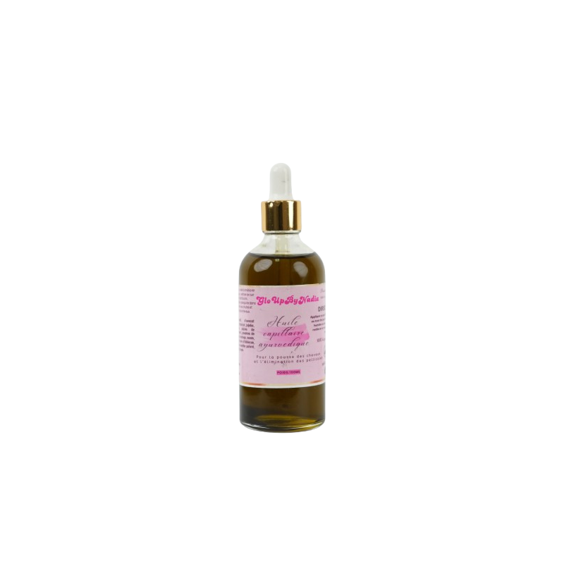 Huile Capillaire | Brillance, Nutrition & Pousse | Glow Up By Nadia