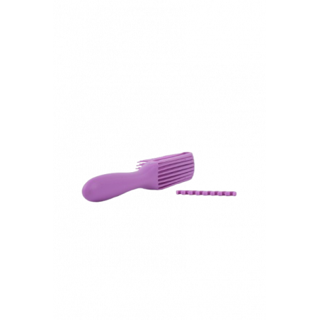 Brosse Démêlante Multifonction Silicone | Glow Up By Nadia