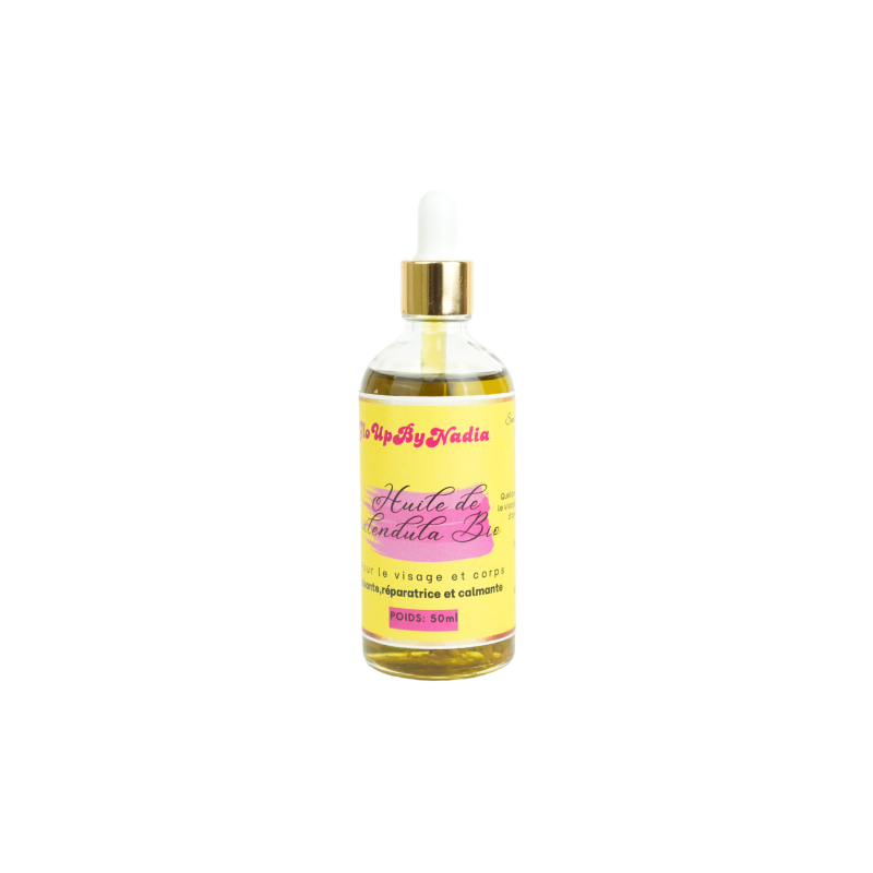 Huile de Calendula | Soin Apaisant & Réparateur | Glow Up By Nadia