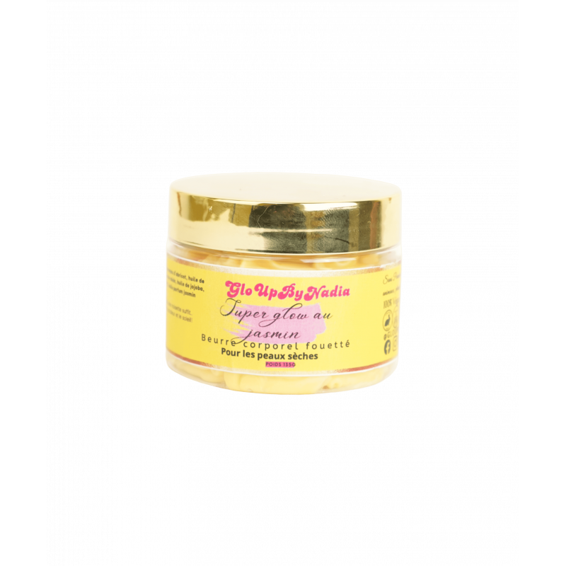 Super Glow Jasmin | Beurre Corporel Fouetté Parfumé | Glow Up By Nadia