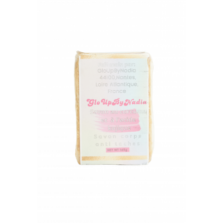 Savon Curcuma & Acide Kojique | Teint Unifié | Glow Up By Nadia