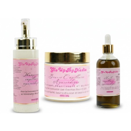Gamme Capillaire Ayurvédique | Routine Pousse | Glow Up By Nadia